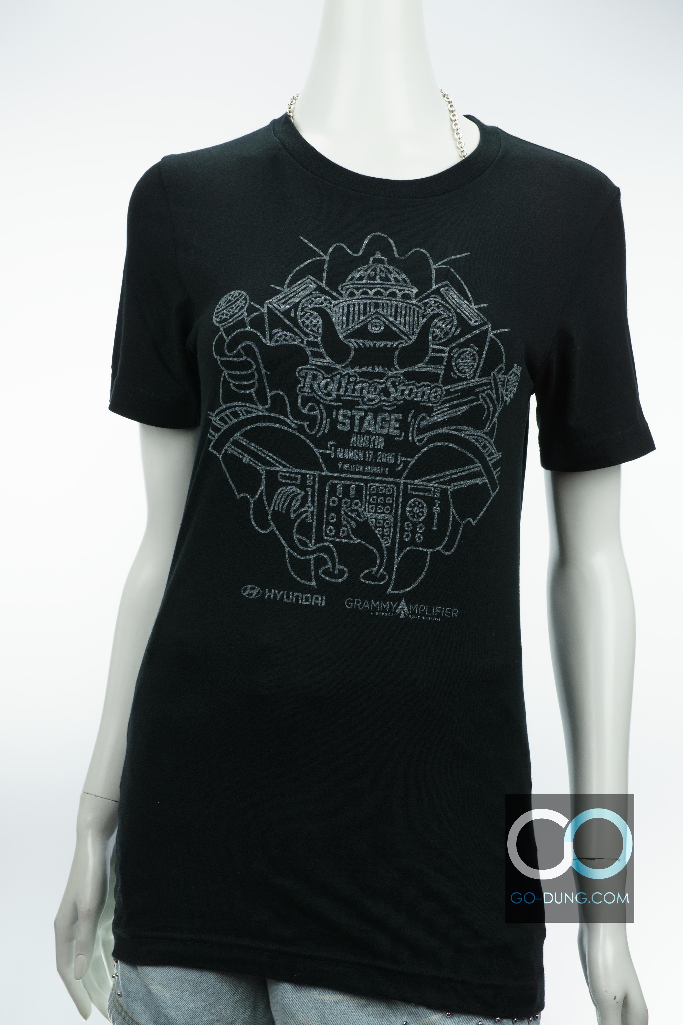 เสื้อวงมือสอง CANVAS : ROLLING STONE STAGE AUSTIN MARCH 17 2015 ผ้า 100 คอตตอน