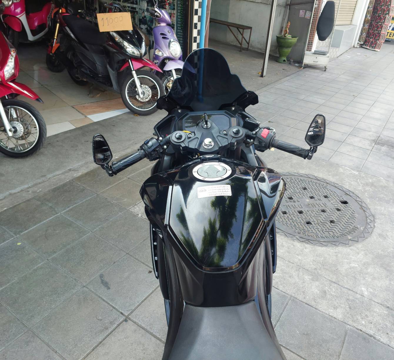 (ปิดการขายครับ ) ส่งปราจีนบุรีอีกคัน demon gr200 cc ปี 2021 สีดำเงาสวยเข้ม ดุดันอมตะ