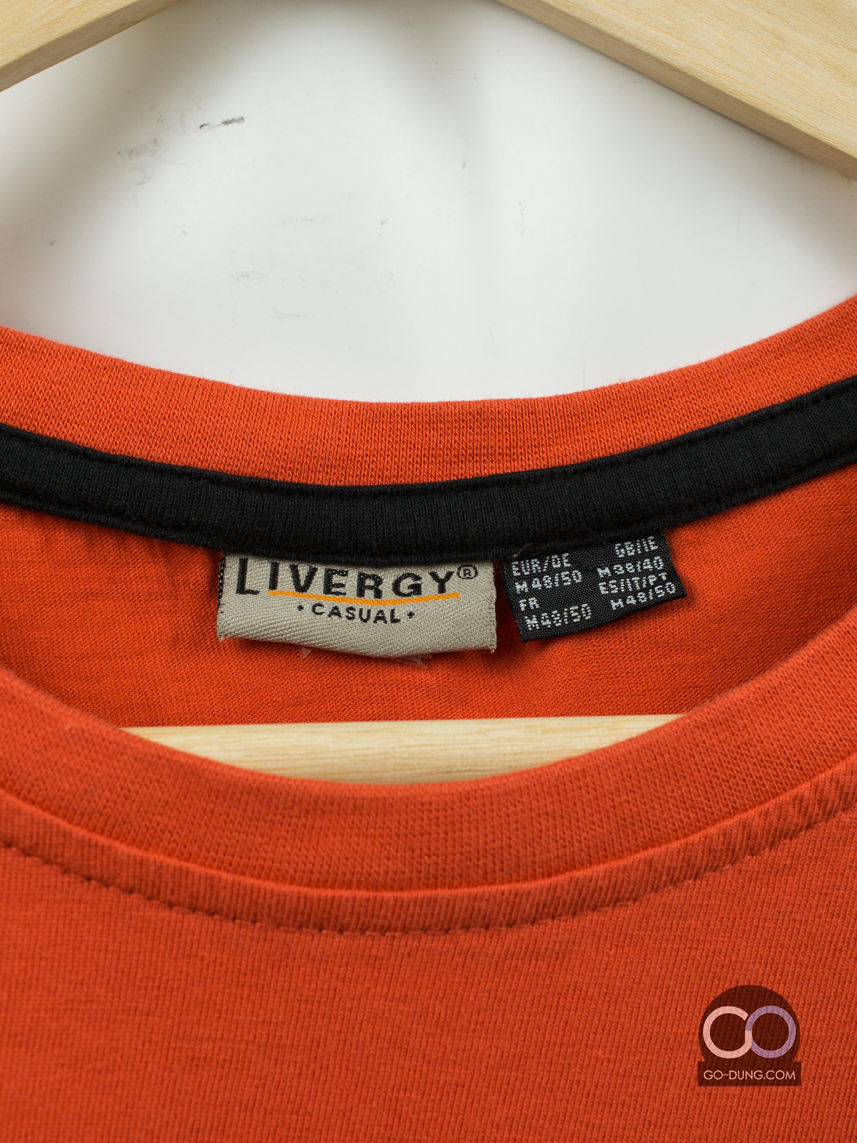 เสื้อยืดมือสอง LIVERGY : NEW HAMPSHIPE ผ้า 100 คอตตอน