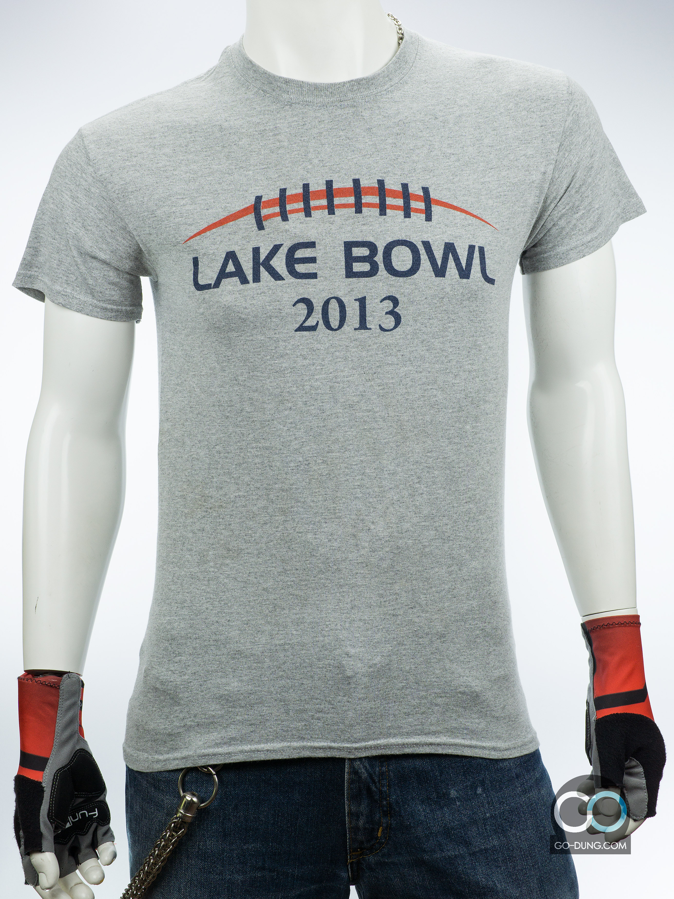 เสื้อยืดมือสอง GILDAN : LAKE BOWL 2013 ผ้าบาง ผ้า 50/50