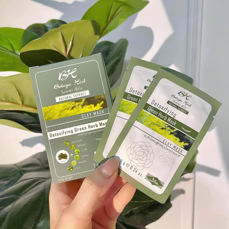 Detoxifying Green Herb Mask โบทาย่า มาร์คโคลนเขียว