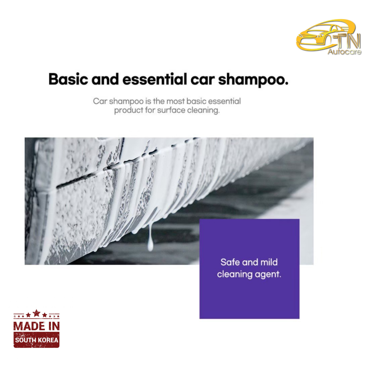 GLOSSBRO Cream Bomb, แชมพูล้างรถพรีเมี่ยม Premium detailing car shampoo 500ml