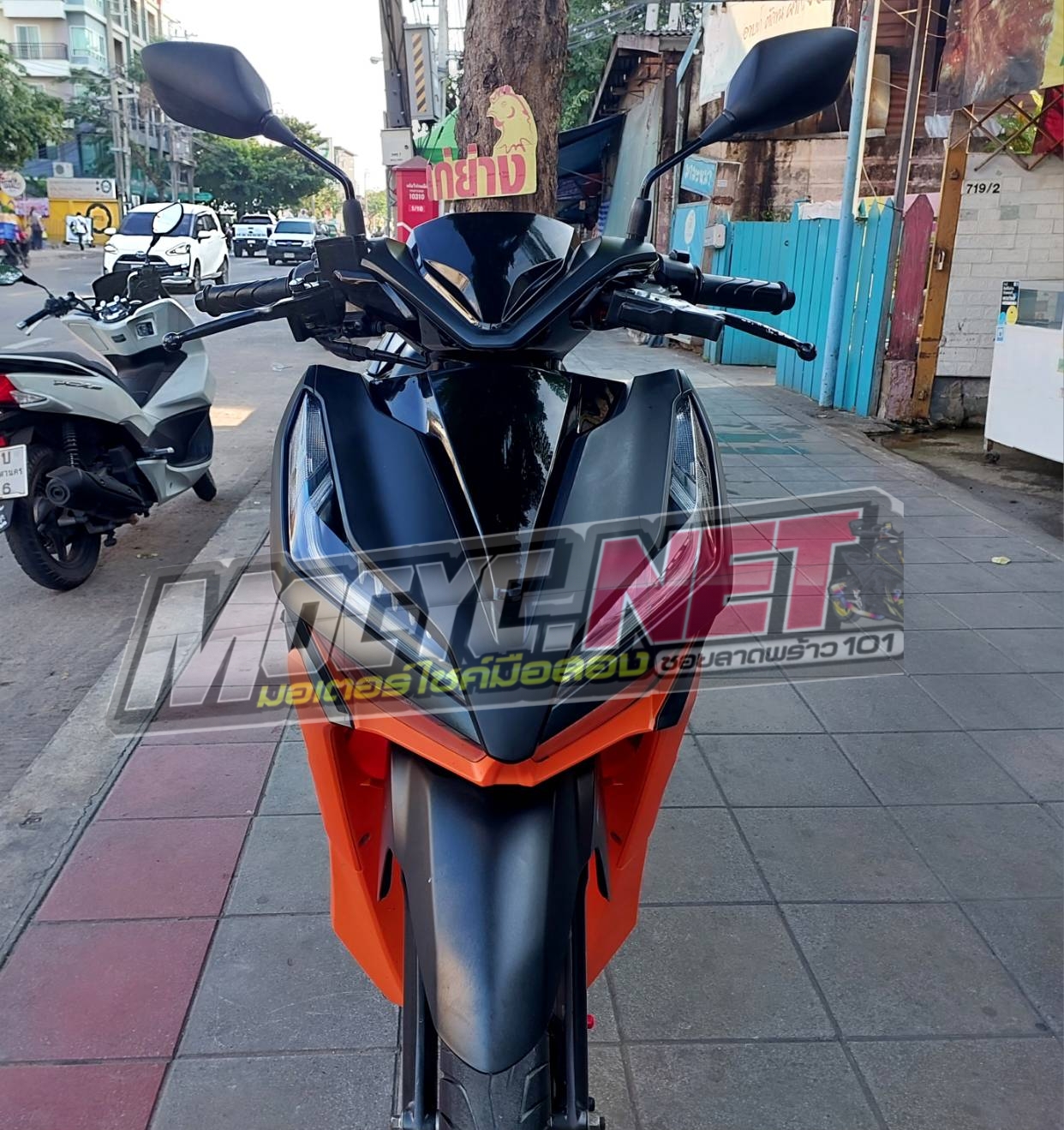 (ปิดการขายครับ) click 150 i สีดำส้ม กุญแจเตาแก๊ส จดทะเบียน63