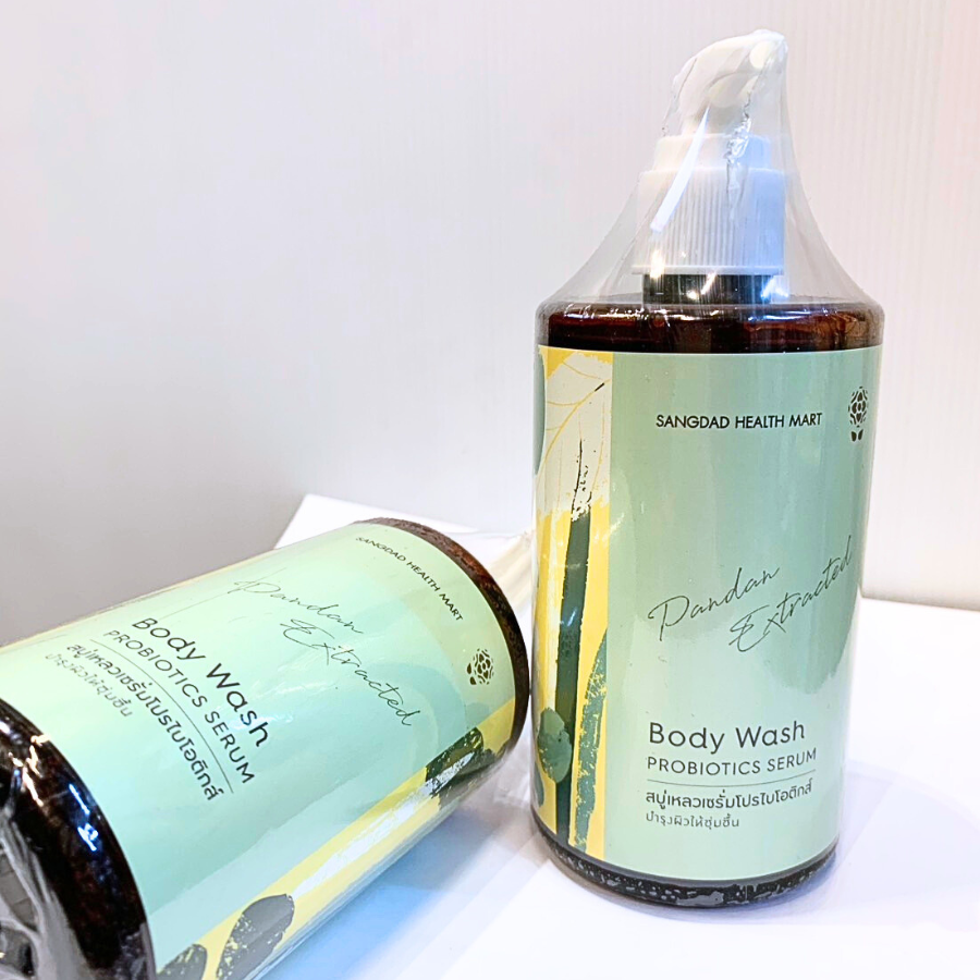 Sangdad Health Mart Body Wash Probiotics Serum สบู่เหลวโปรไบโอติกส์ 300 ml. กลิ่นหอม สบู่เหลว มาจากธรรมชาติ Free Paraben