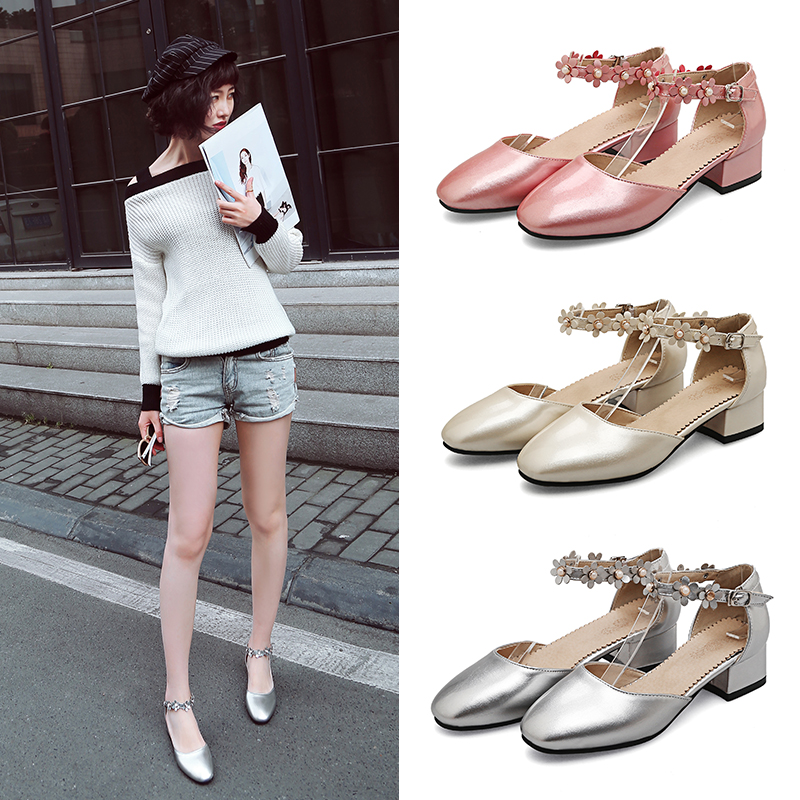 Preorder รองเท้าส้นเตี้ย 31-48 รหัส Y-7558