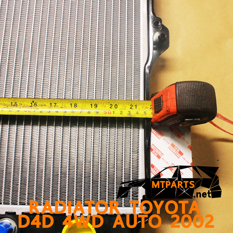 หม้อน้ำ TOYOTA HILUX TIGER D4D 4WD เกียร์ ออโต้ KDN165 KDN155 2002-2003 เครื่อง D4D 4WD RADIATOR AUTO
