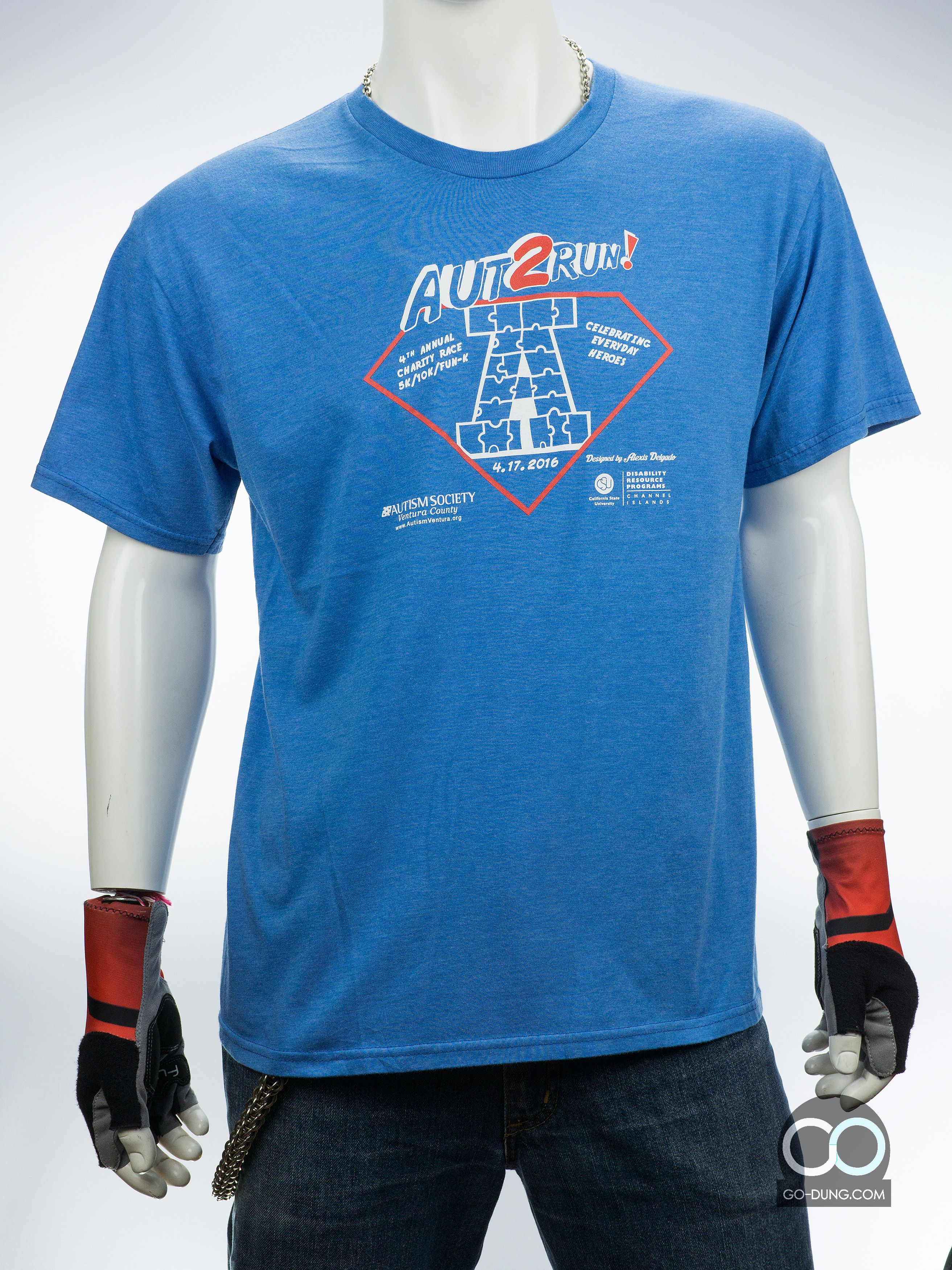 เสื้อยืดมือสอง SPECTRA : AUT 2 RUN ผ้าบาง ผ้าผสม 52/48