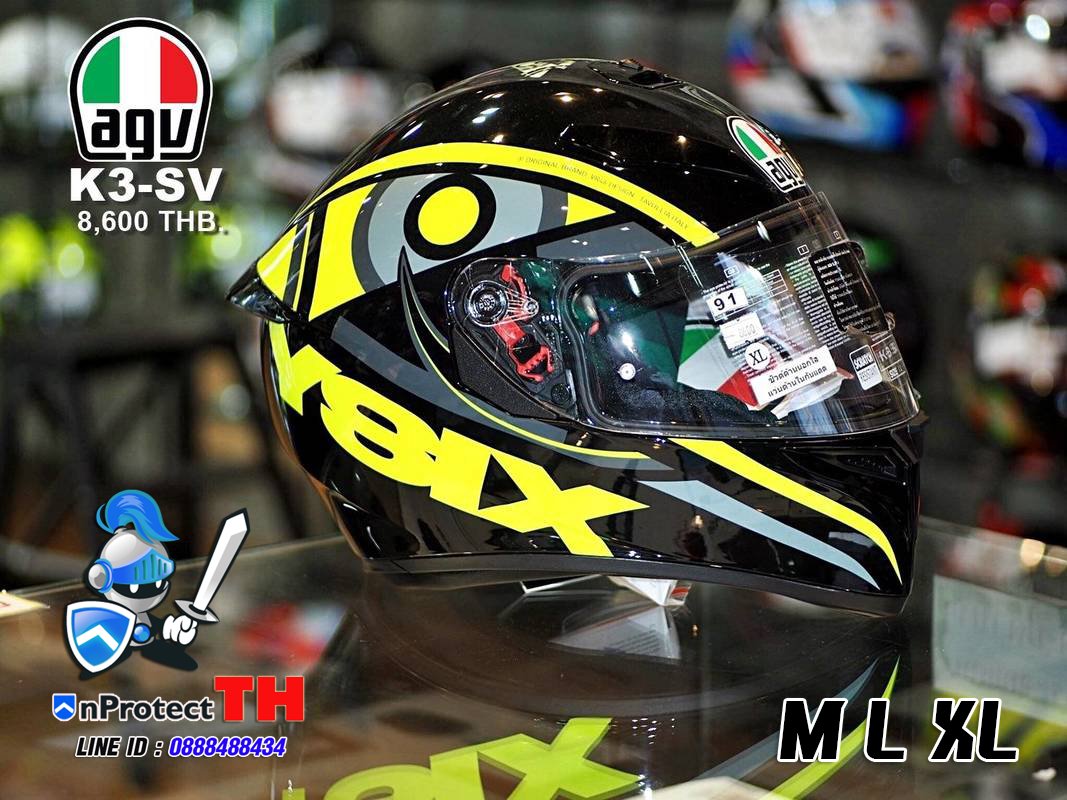 หมวกกันน็อค AGV K-3 SV GRAPHIC 2018