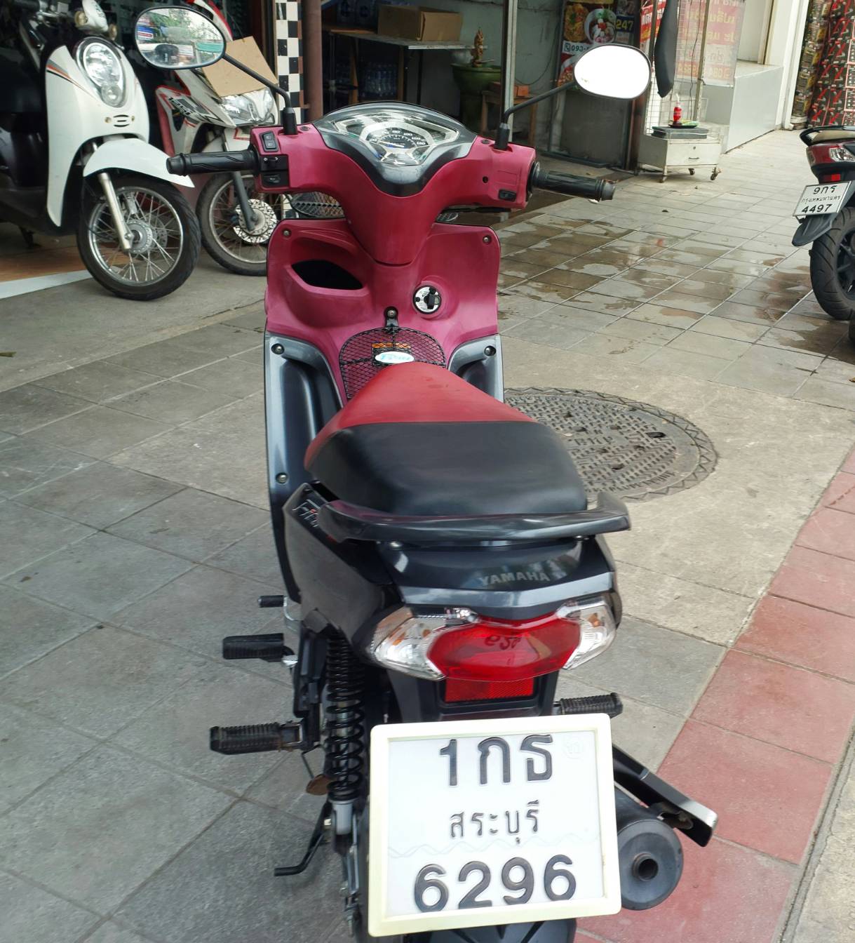 (ปิดการขาย) Yamaha finn สต้าทมือ ตัวท็อปล้อแม็กซ์ เบลค ubs