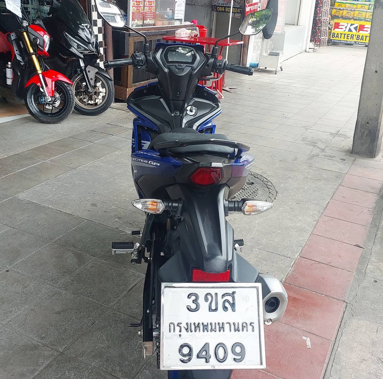 (ขายแล้ว) yamaha exciter สีน้ำเงิน 2021 155 cc ไฟหน้า LED