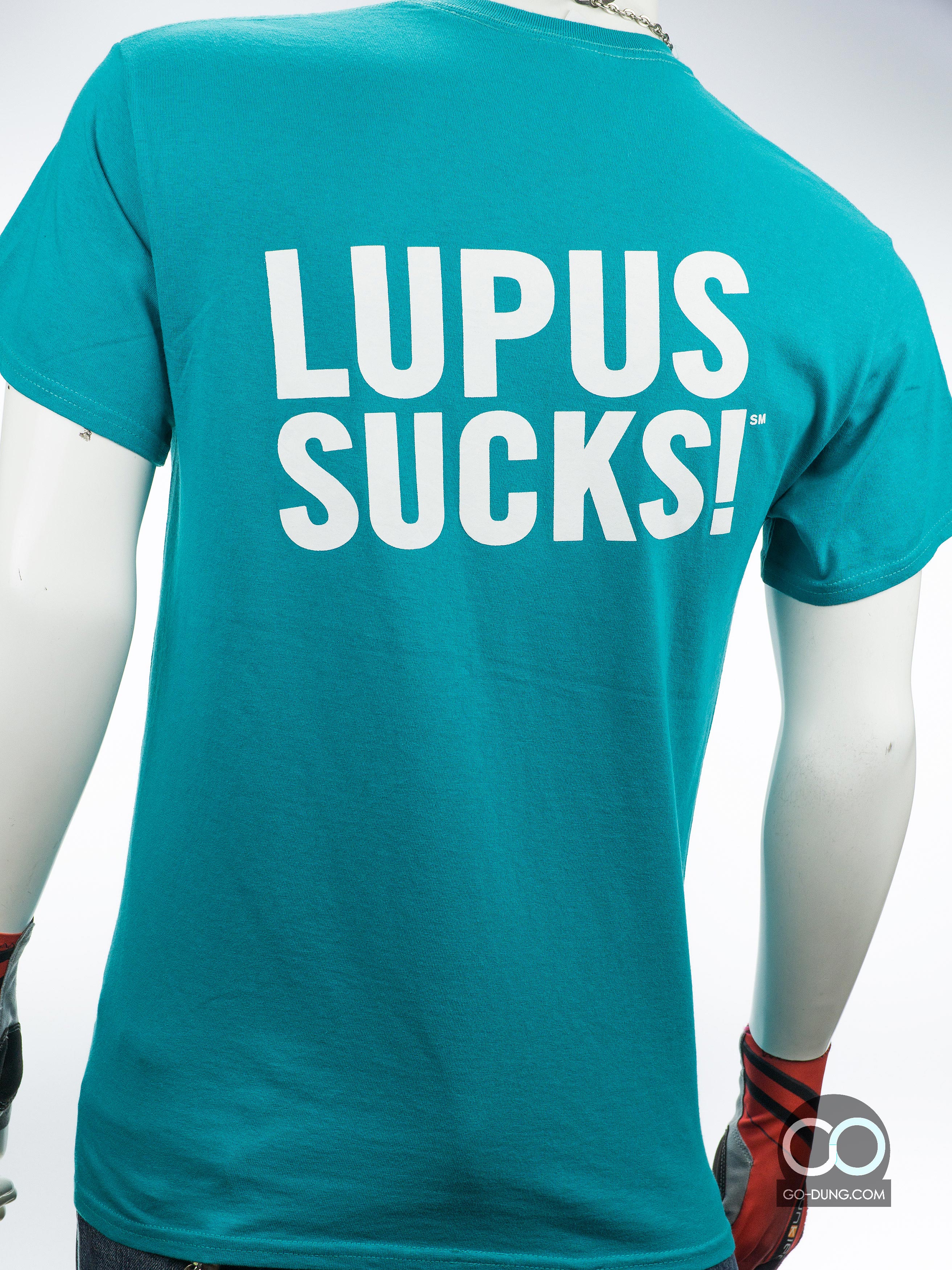 เสื้อยืดมือสอง GILDAN : MOLLY'S FUND FIGHTING LUPUS ผ้า 100 คอตตอน
