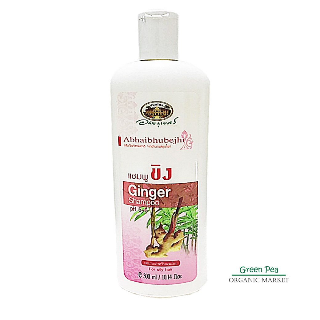 Abhaibhubejhr , Ginger Shampoo pH5-6 300 ml.