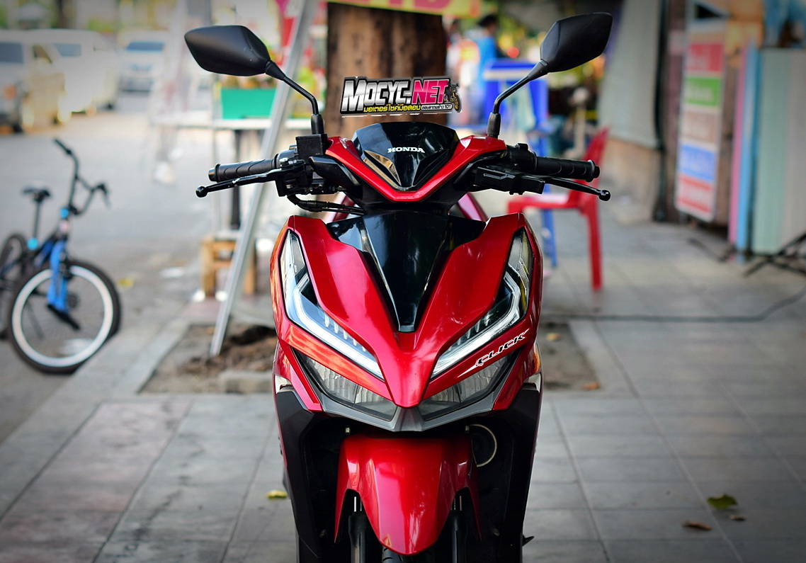 (( ขายแล้วครับ )) click 125i สีแดง