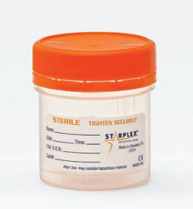 กระป๋องเก็บสิ่งส่งตรวจ Sterile ขนาด 90 mL.
