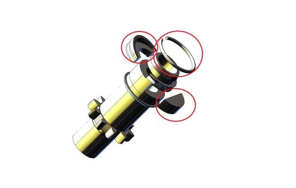 Set of segment for Kavo Contra Angle