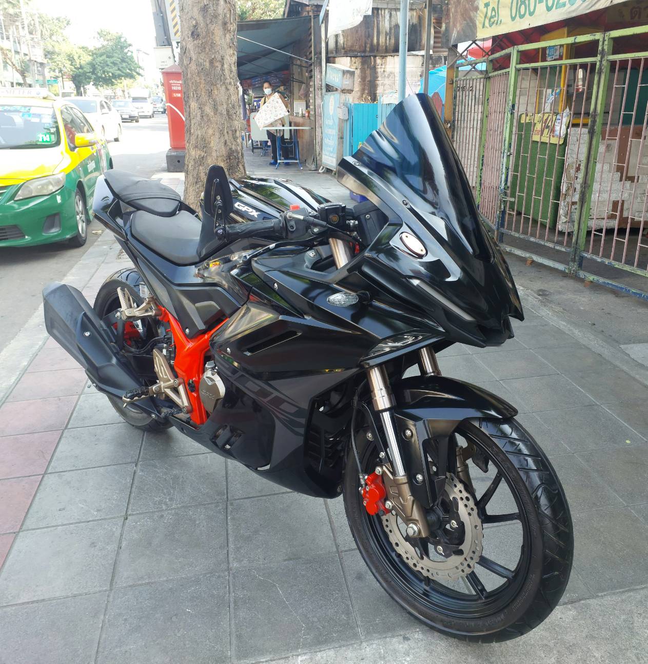 (ปิดการขายครับ ) ส่งปราจีนบุรีอีกคัน demon gr200 cc ปี 2021 สีดำเงาสวยเข้ม ดุดันอมตะ