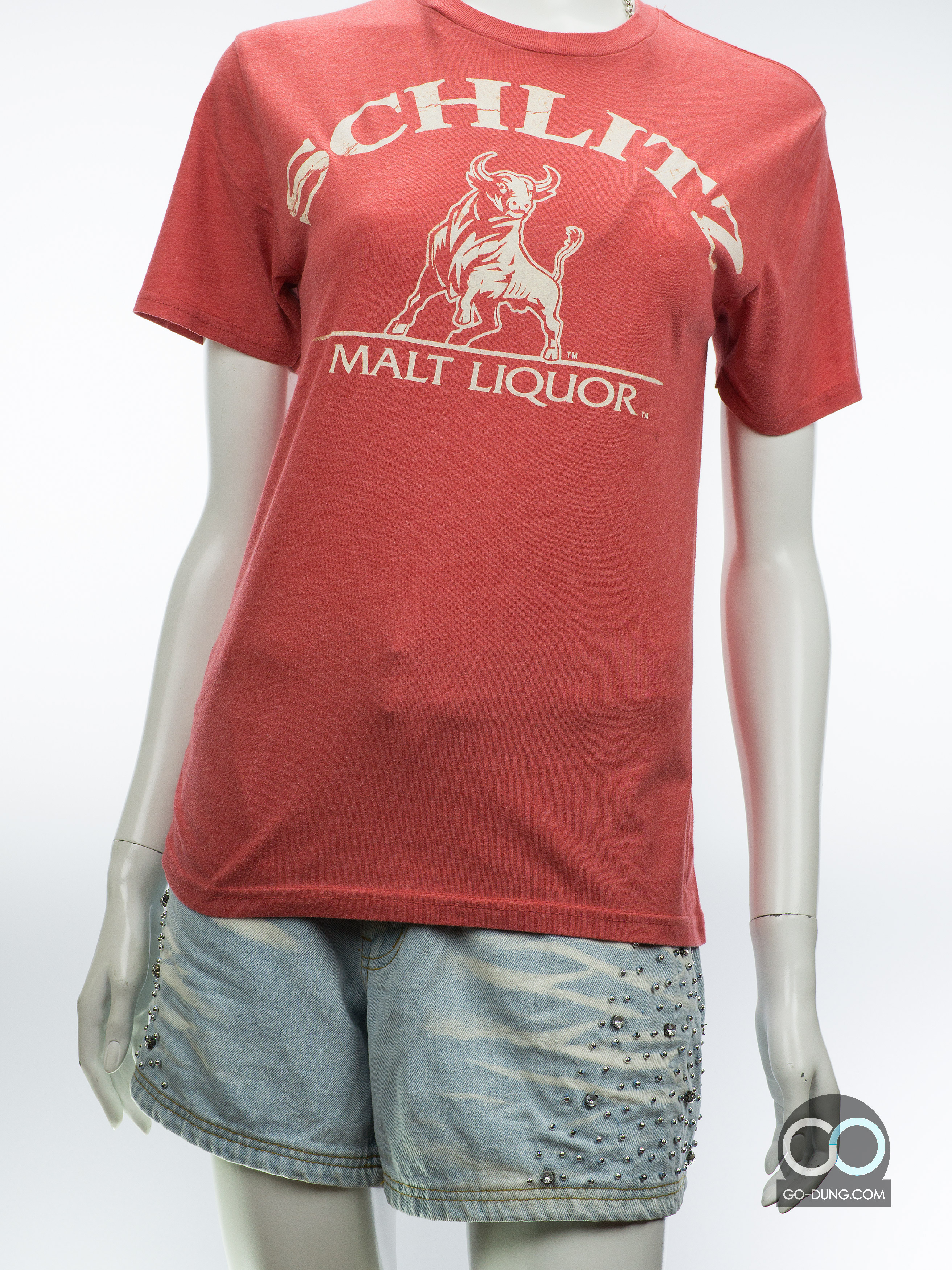 เสื้อยืดมือสอง MALT LIQUOR : SCHLITZ ผ้าบาง ผ้า 50/50