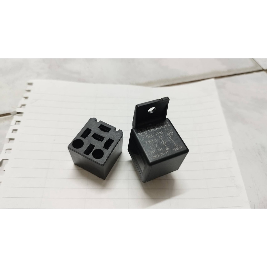 รีเลย์ Bosch 12/24v ของแท้ 5ขา BOSCH24V20A(0986AH0253) / BOSCH12V30A(0986AH0250) ไฟรถยนต์