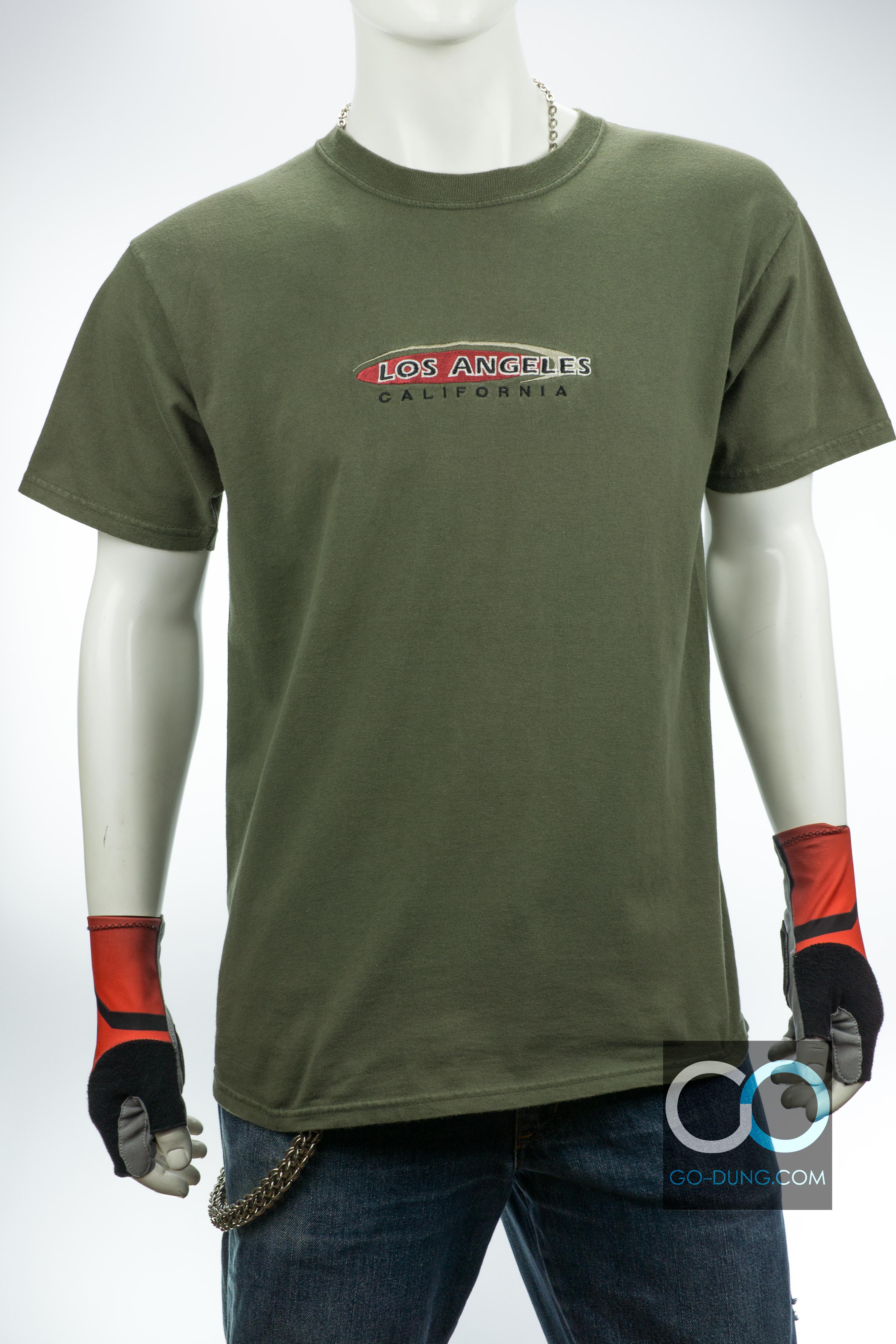 เสื้อยืดมือสอง USA ANVIL : LOS ANGELES CALIFORNIA ผ้า 100 คอตตอน