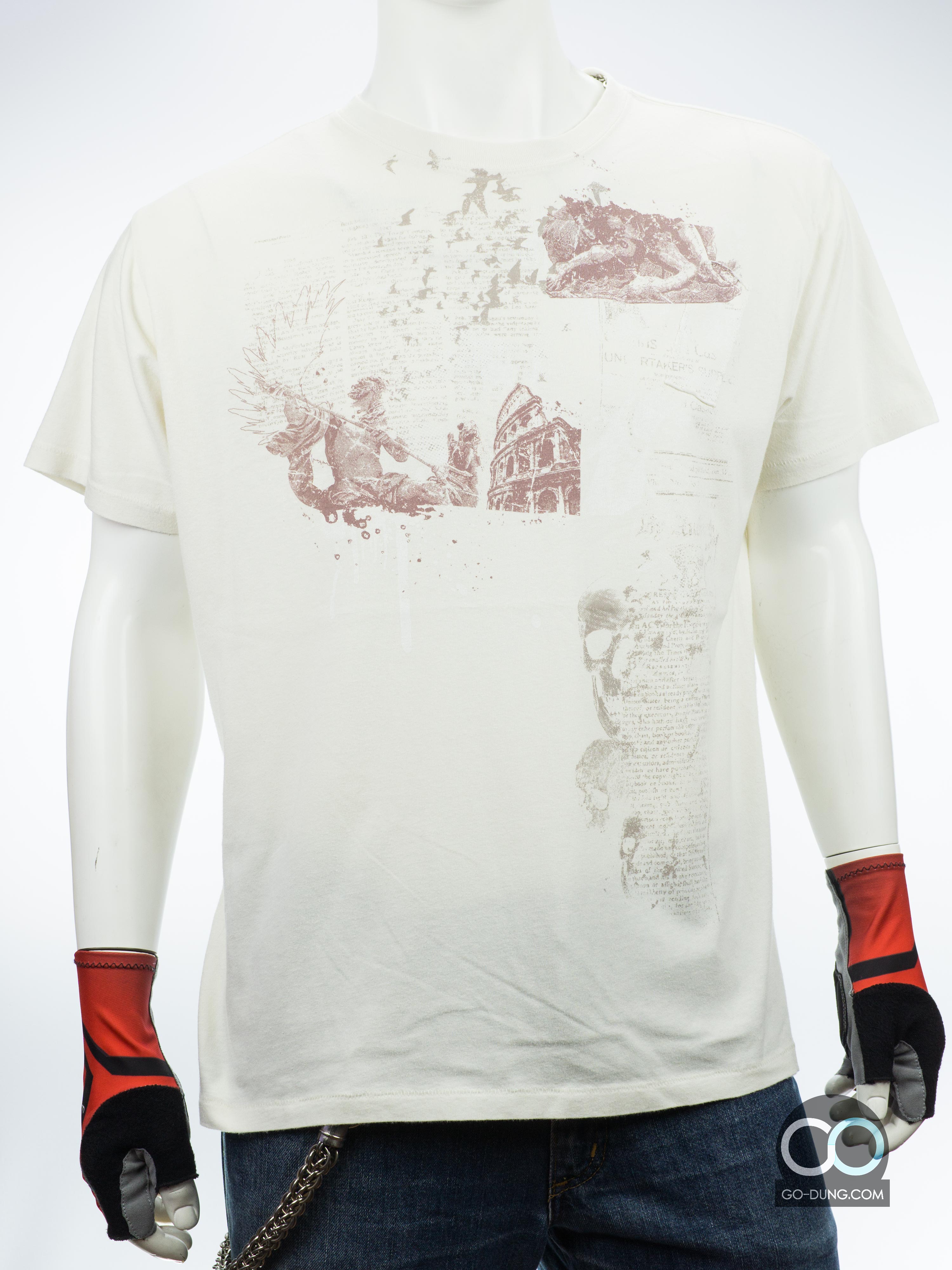 เสื้อยืดมือสอง STRANDED สถานที่ท่องเที่ยว กรุงโรม ผ้า 100 คอตตอน