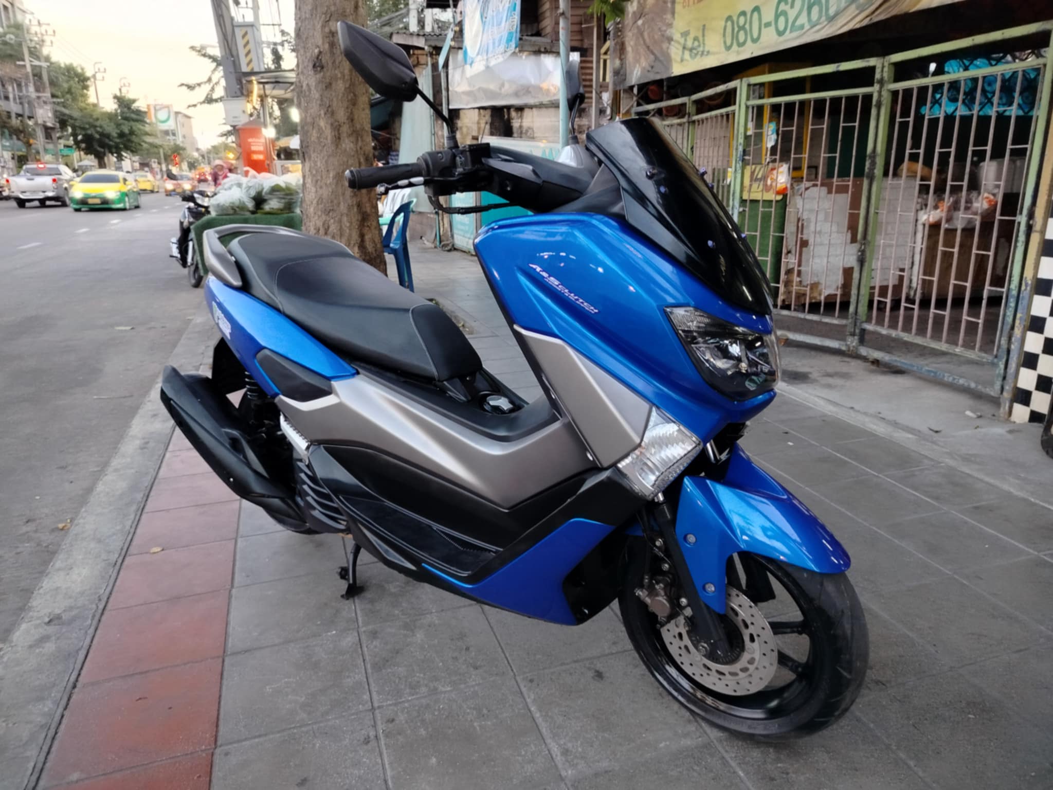 (ปิดการขาย) nmax 155 cc สีน้ำเงิน 2018 เบรค ABS หน้าหลัง