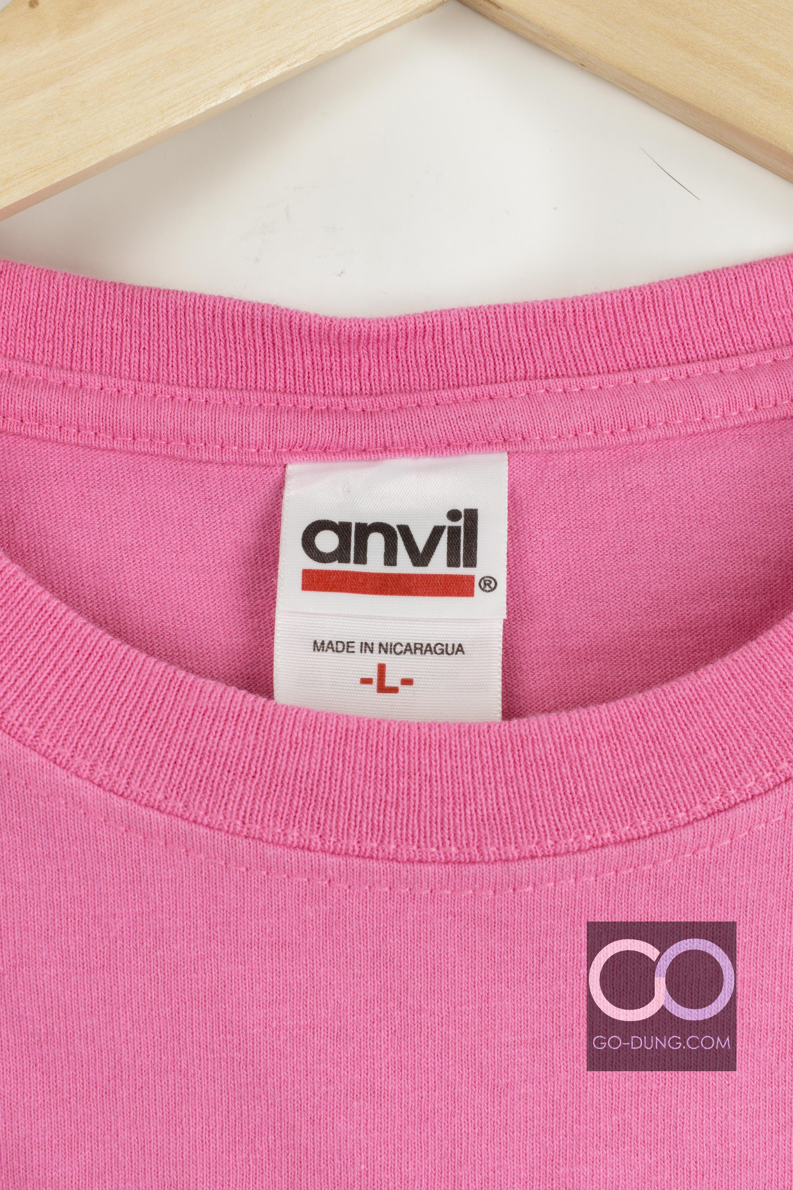 เสื้อยืดมือสองแบรนด์เนม ผ้า 100 คอตตอน ยี่ห้อ ANVIL
