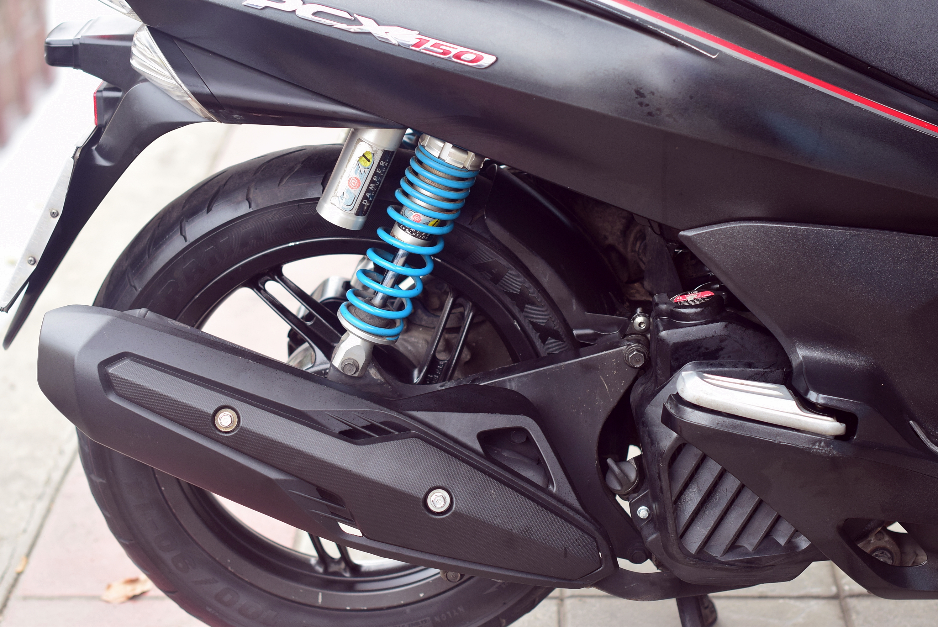 ( ปิดการขายครับผม ) pcx สีดำด้าน รถมือเดียวเครื่องดี