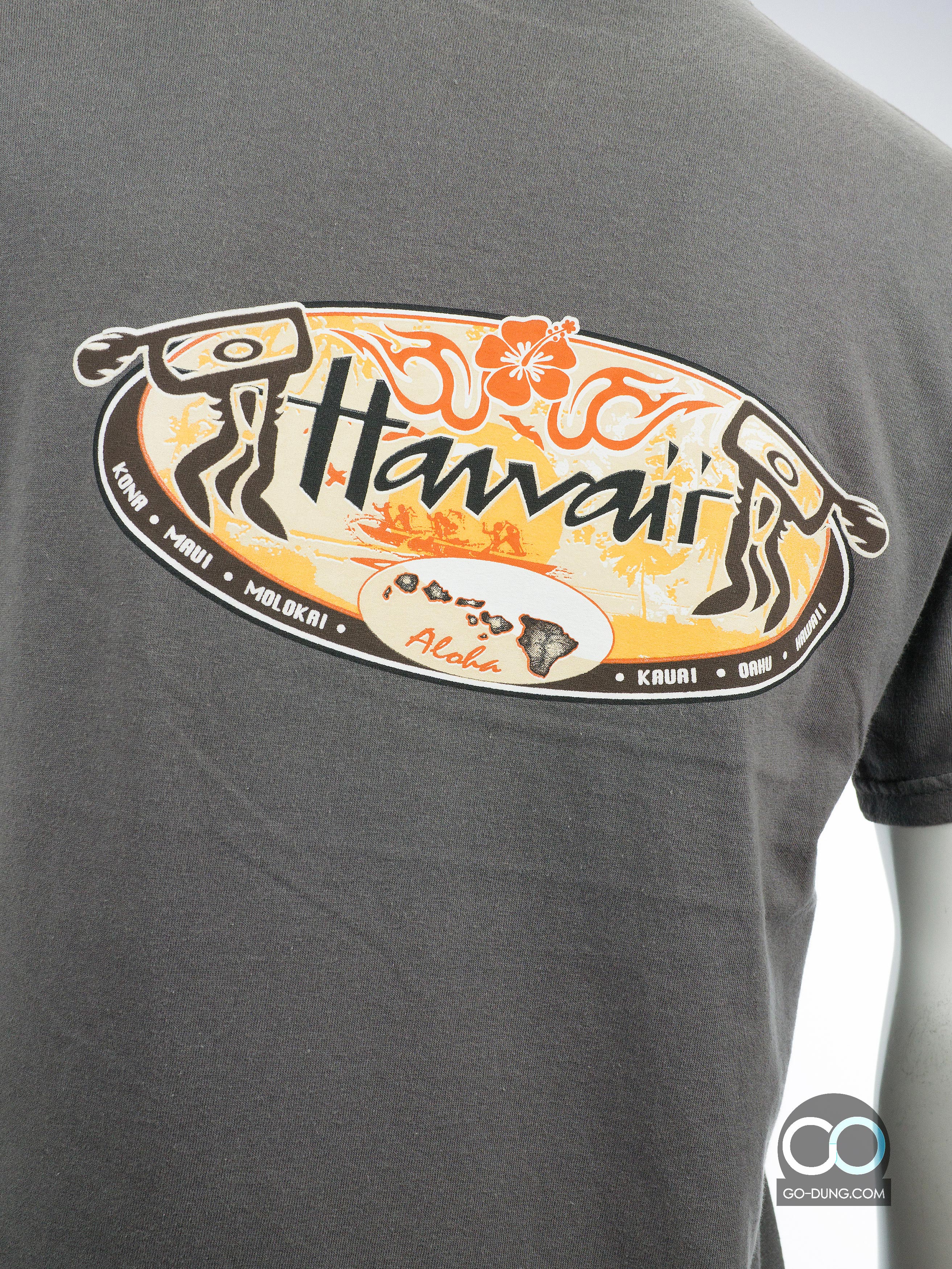 เสื้อยืดมือสอง GILDAN : HAWAI ALOHA ผ้า 100 คอตตอน