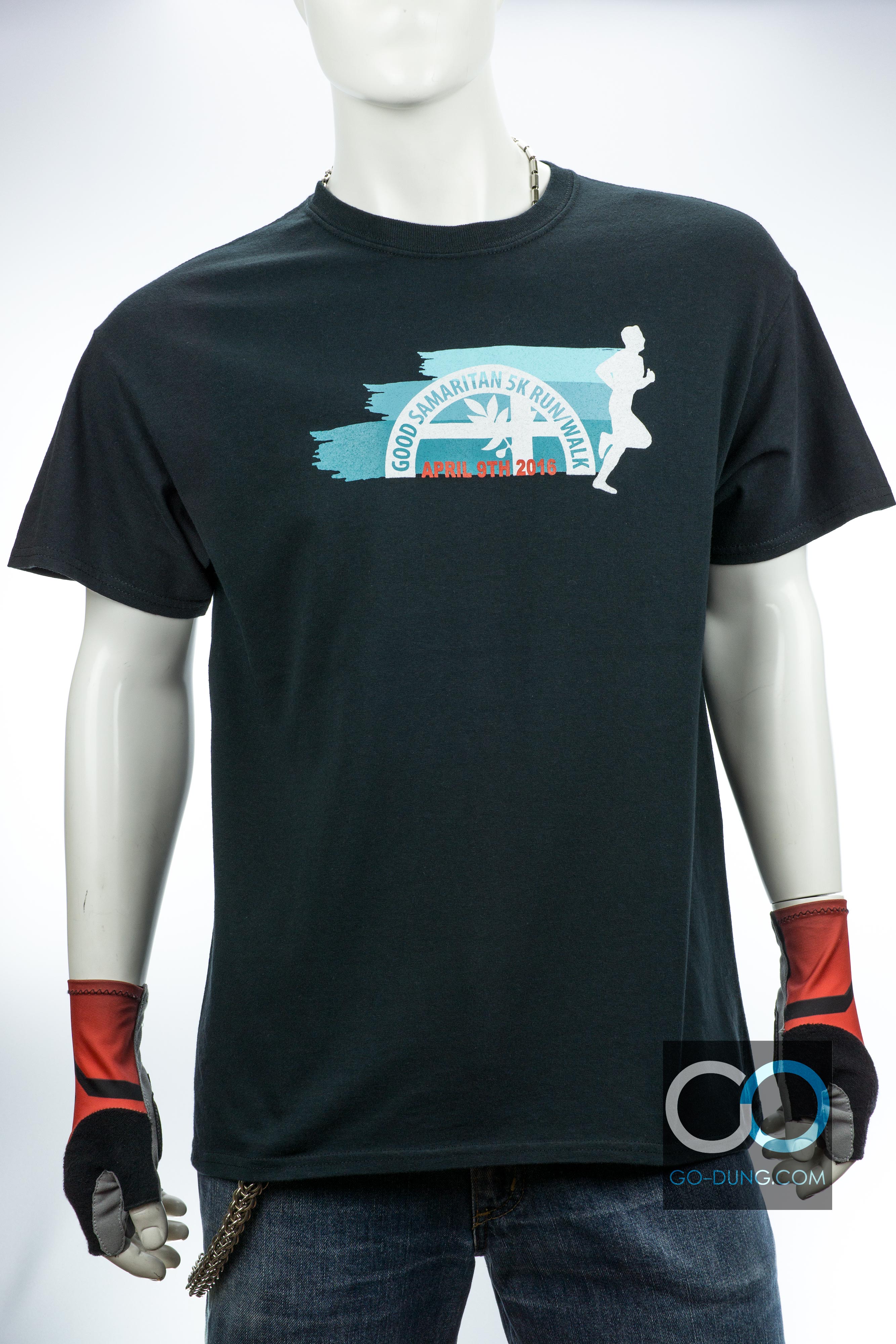 เสื้อยืดมือสอง GILDAN : GOOD SAMARITAN 5 K RUN / WALK ผ้า 100 คอตตอน