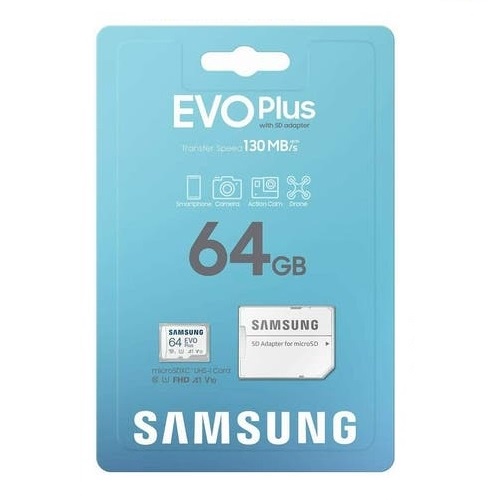 SAMSUNG EVO Plus Read 130/Write 20 64GB
