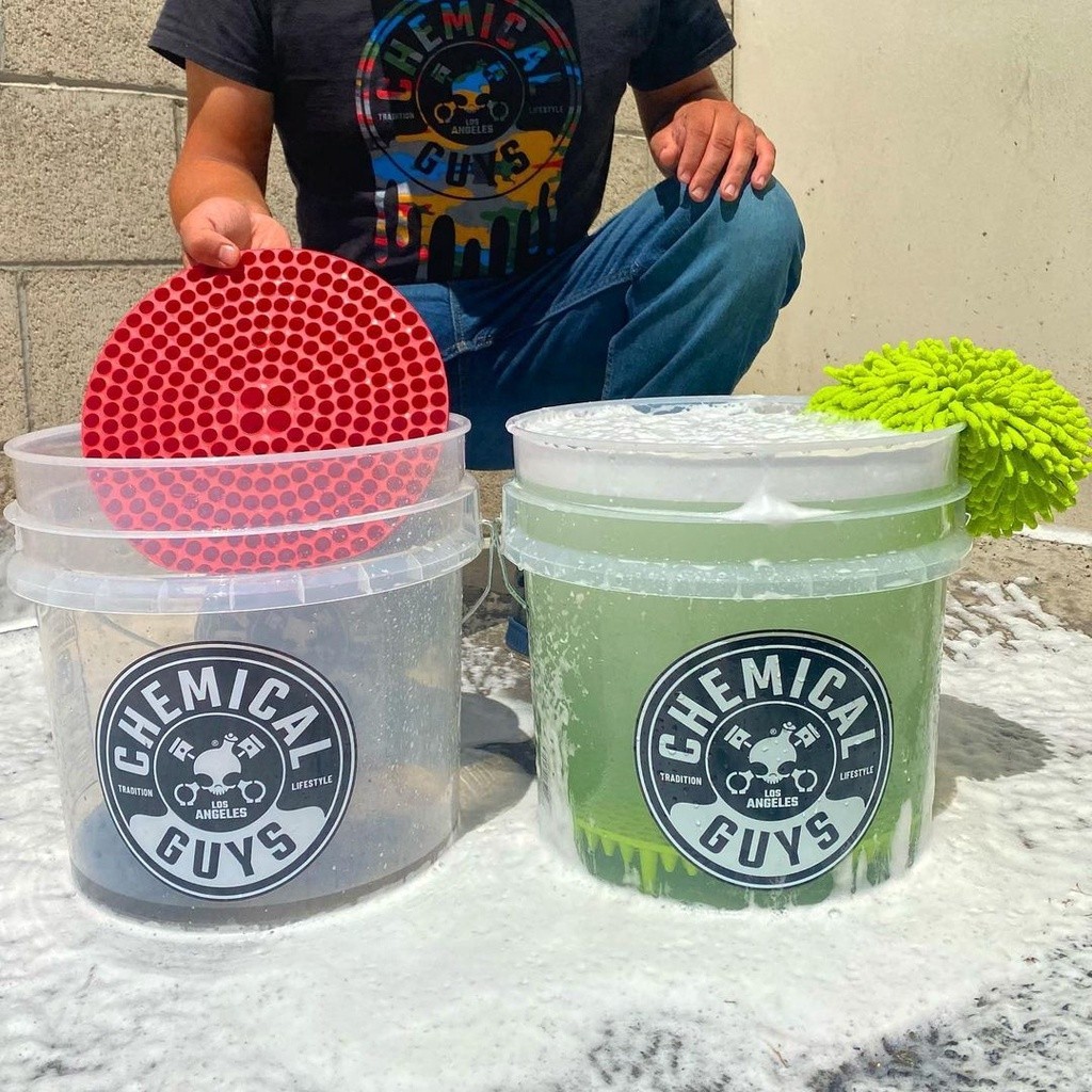 Chemical Guys (ถังน้ำล้างรถ) Heavy Duty Detailing Bucket (Ultra Clear)