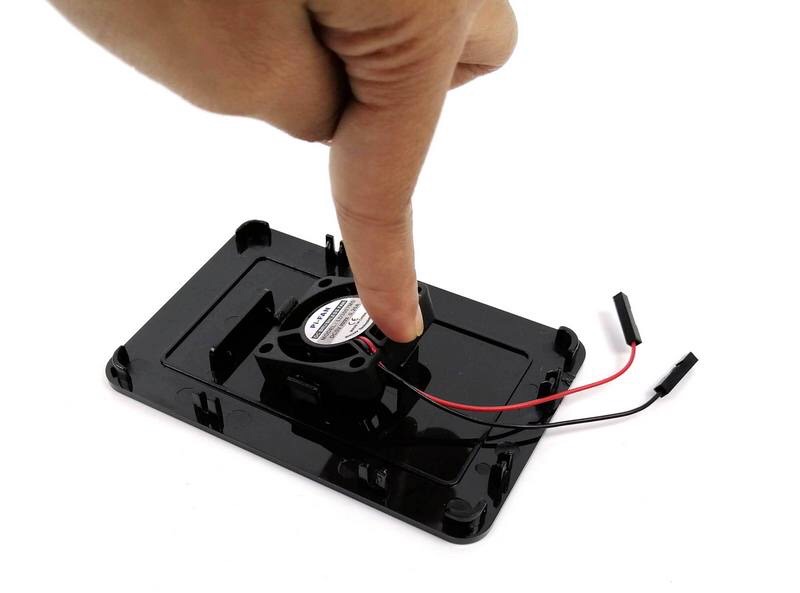 Heat sink and cooling fan for Raspberry Pi 4