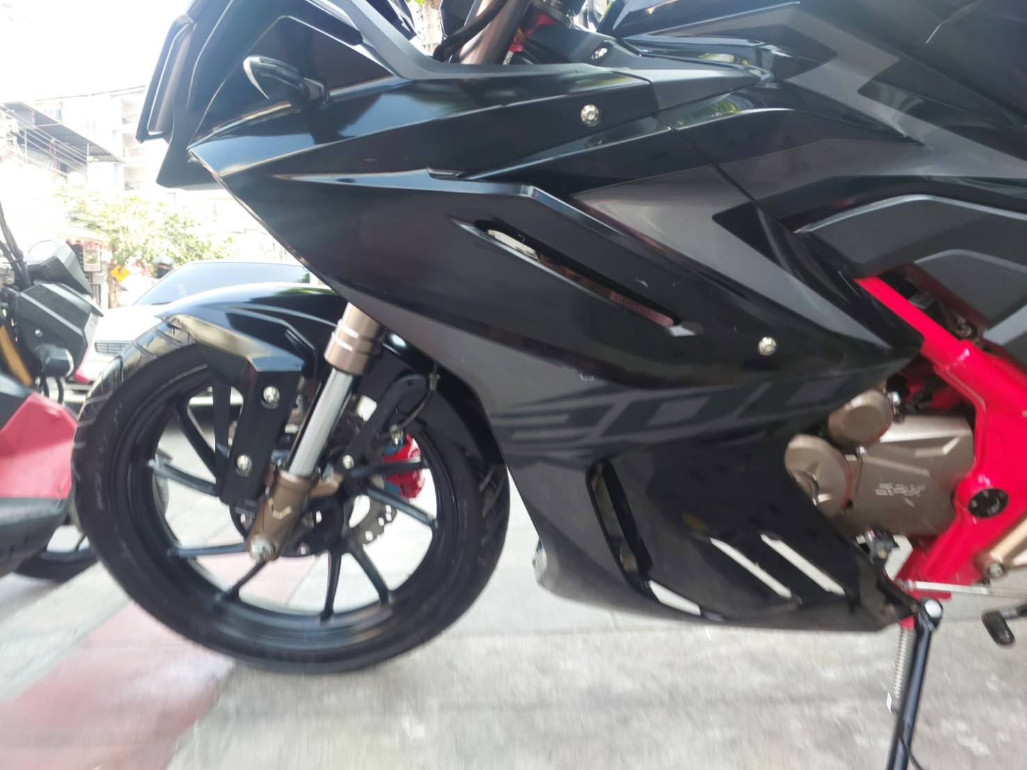 (ปิดการขายครับ ) ส่งปราจีนบุรีอีกคัน demon gr200 cc ปี 2021 สีดำเงาสวยเข้ม ดุดันอมตะ