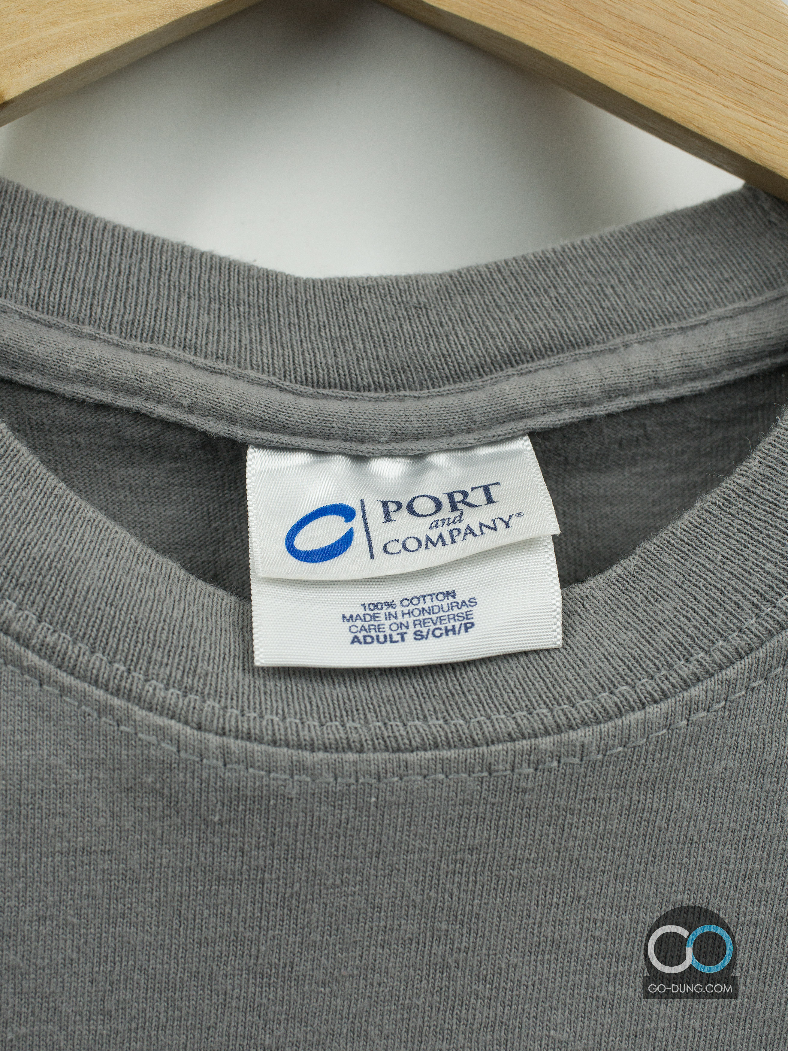 เสื้อยืดมือสอง PORT AND COMPANY : REIMAGINE VACATION PLANNING ผ้า 100 คอตตอน
