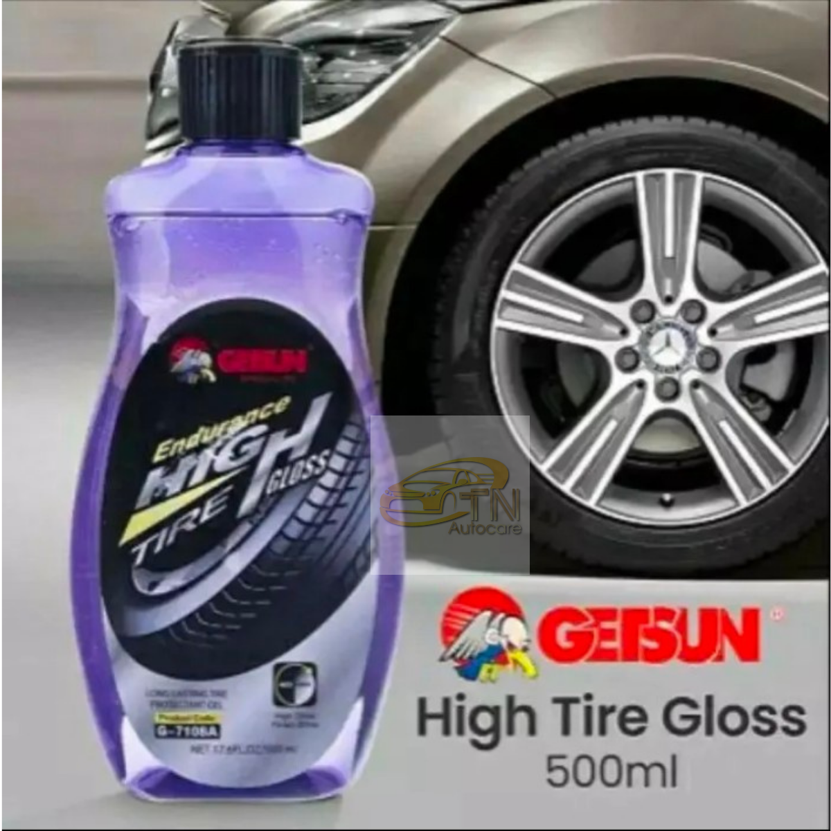 GETSUN Endurance High Gloss Tire น้ำยาเคลือบยางดำ 500 ml.