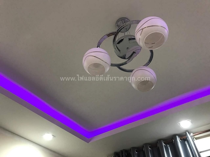 รีวิวไฟเปลี่ยนสีได้ ไฟเส้น RGB ไฟเส้นLED ไฟซ่อนฝ้า ติดไฟซ่อนฝ้า ฝ้าหลืบ ฝ้าหลุม