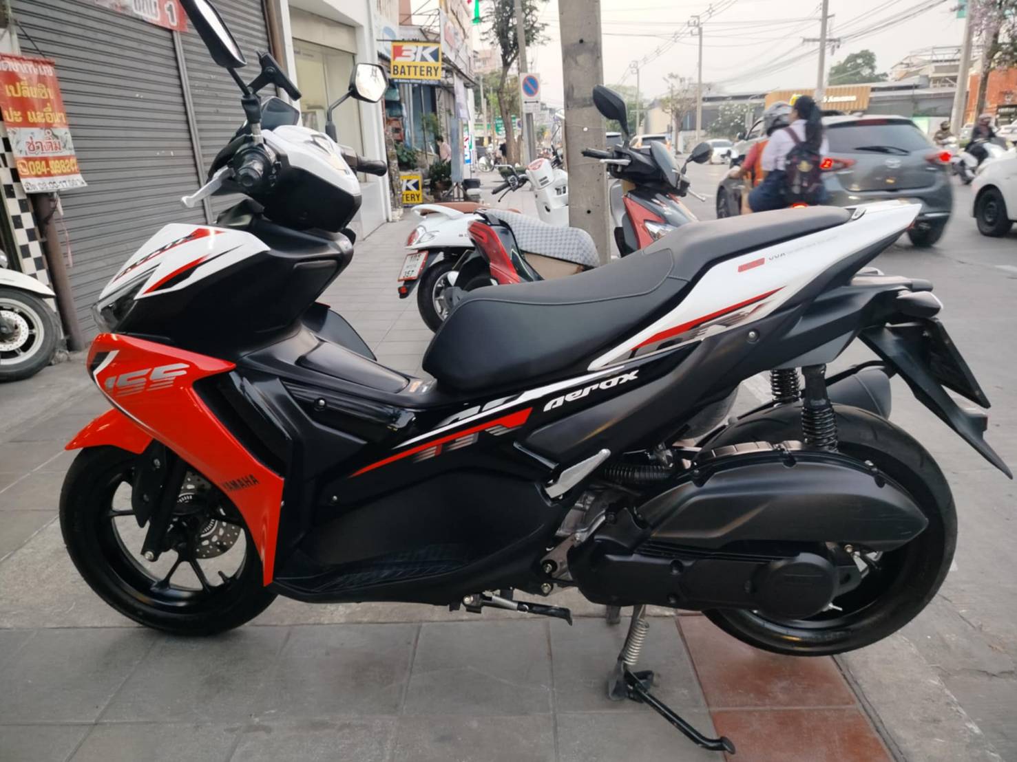 (ปิดการขายครับ) yamaha aerox wine connect รถ 7 เดือน จดกรกฎาคม 67