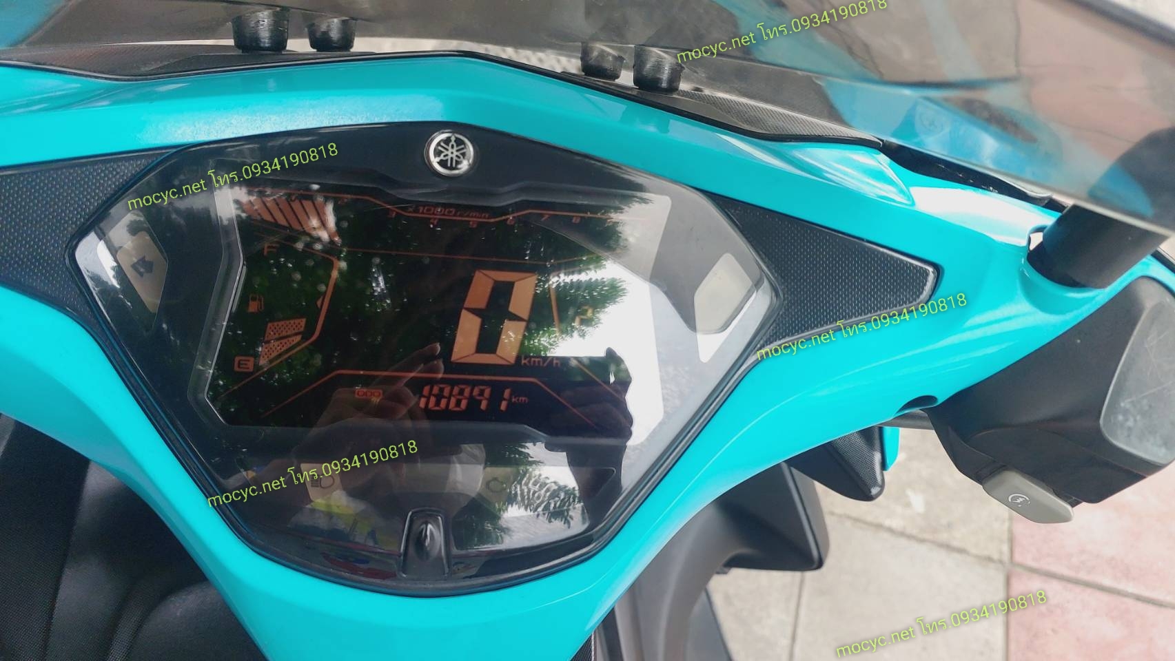 (ปิดการขายครับ) aerox สีเขียว ปี 2019 สภาพสวยไมล์น้อย โอนให้ฟรี