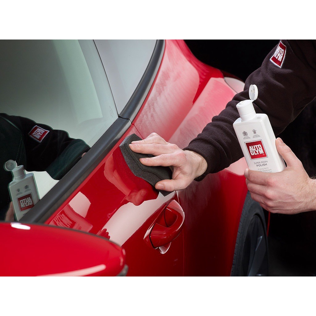 Autoglym SUPER RESIN POLISH 500 ml ฟื้นฟูคืนความเงางามสำหรับทุกสภาพผิวสีรถ