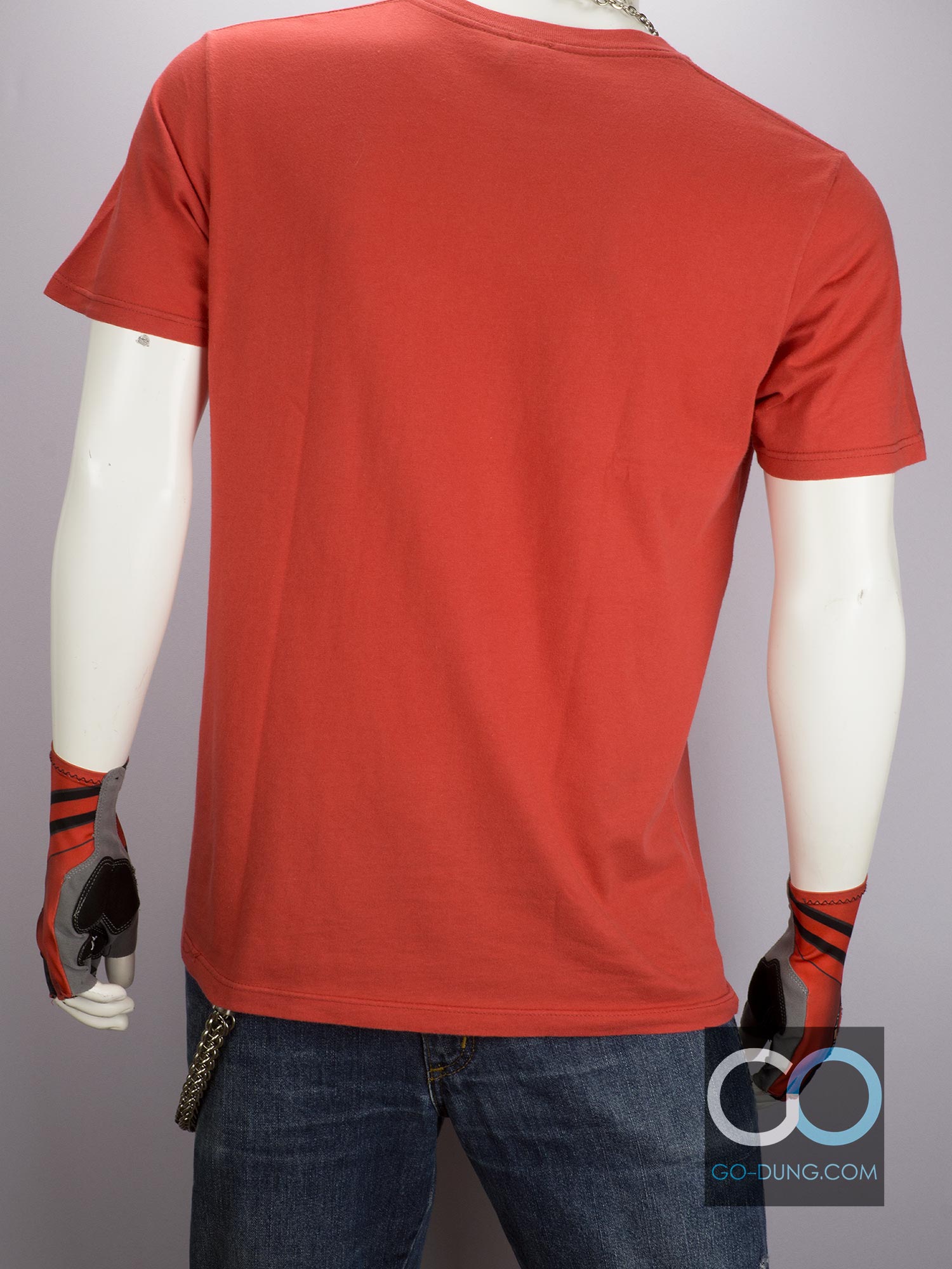เสื้อยืดมือสอง HYBRID สกรีนตราลูกเสือ ลายเต็มตัว ผ้า 100 คอตตอน สภาพใช้งาน