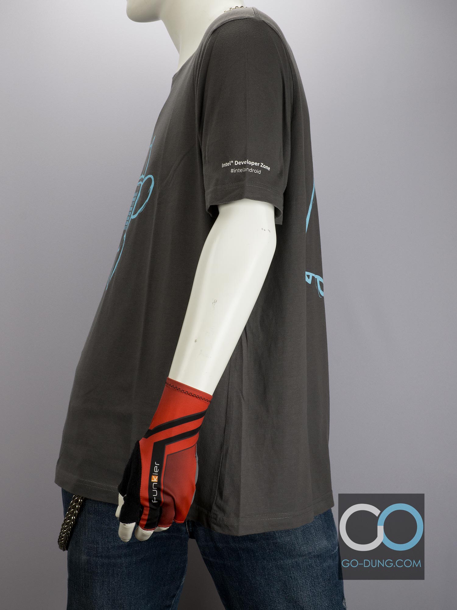 ขาย เสื้อยืดมือสอง INTEL ANDROID ผ้า 100 คอตตอน ยี่ห้อ CANVAS