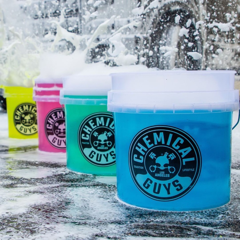 Chemical Guys (ถังน้ำล้างรถ) Heavy Duty Detailing Bucket (Ultra Clear)