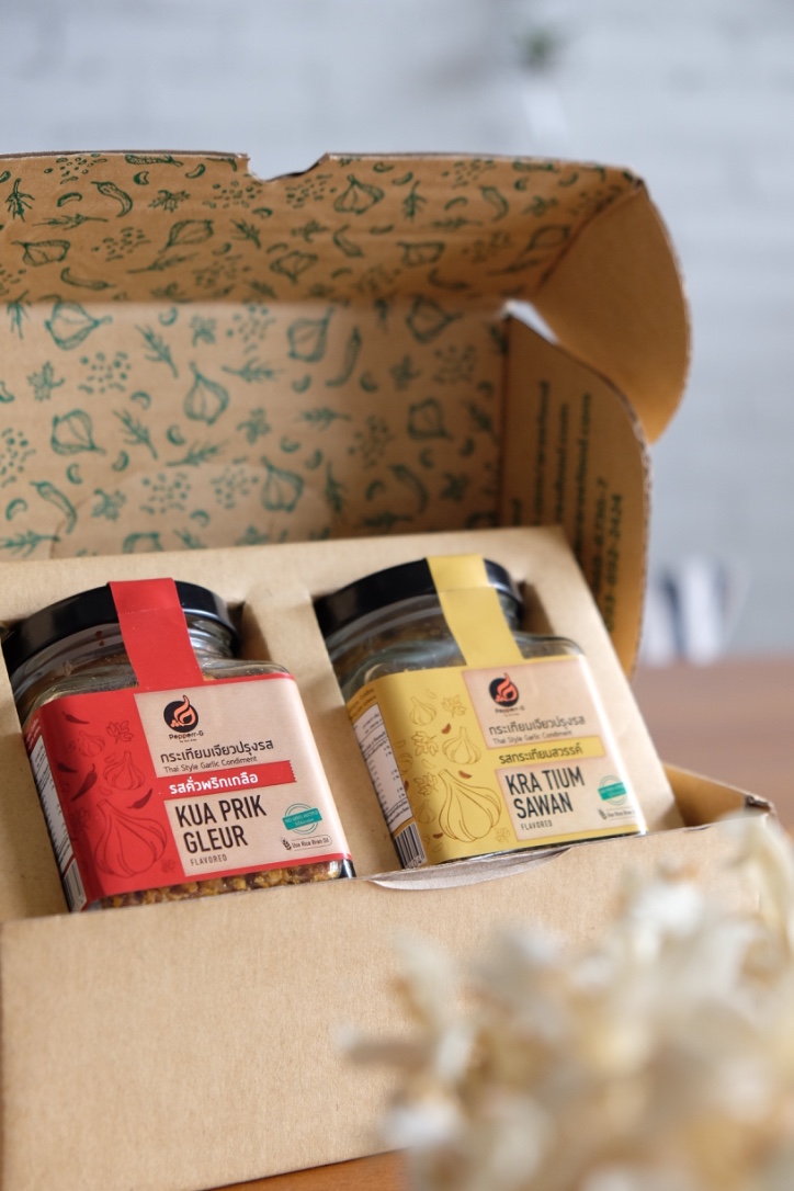 Pepper G กระเทียมเจียวปรุงรส รส กระเทียมสวรรค์ 92 กรัม Pepper G เปปเปอร์จี