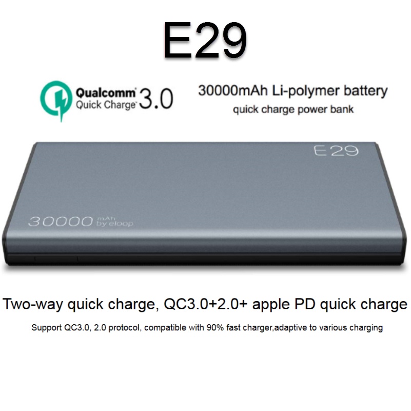 ELOOP E29 30000mAh **ระบุสี**