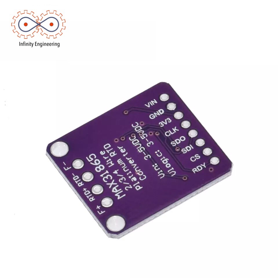 MAX31865 RTD Platinumความต้านทานอุณหภูมิเครื่องตรวจจับโมดูลPT100 To PT1000