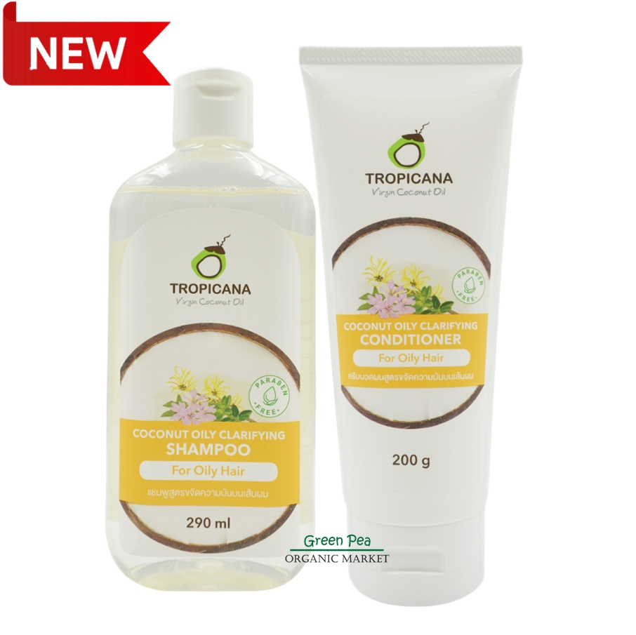 Tropicana แชมพู และ ครีมนวด สูตร 3 ทำให้ผมสวย ไม่มัน เงางาม ลดการหลุดร่วง