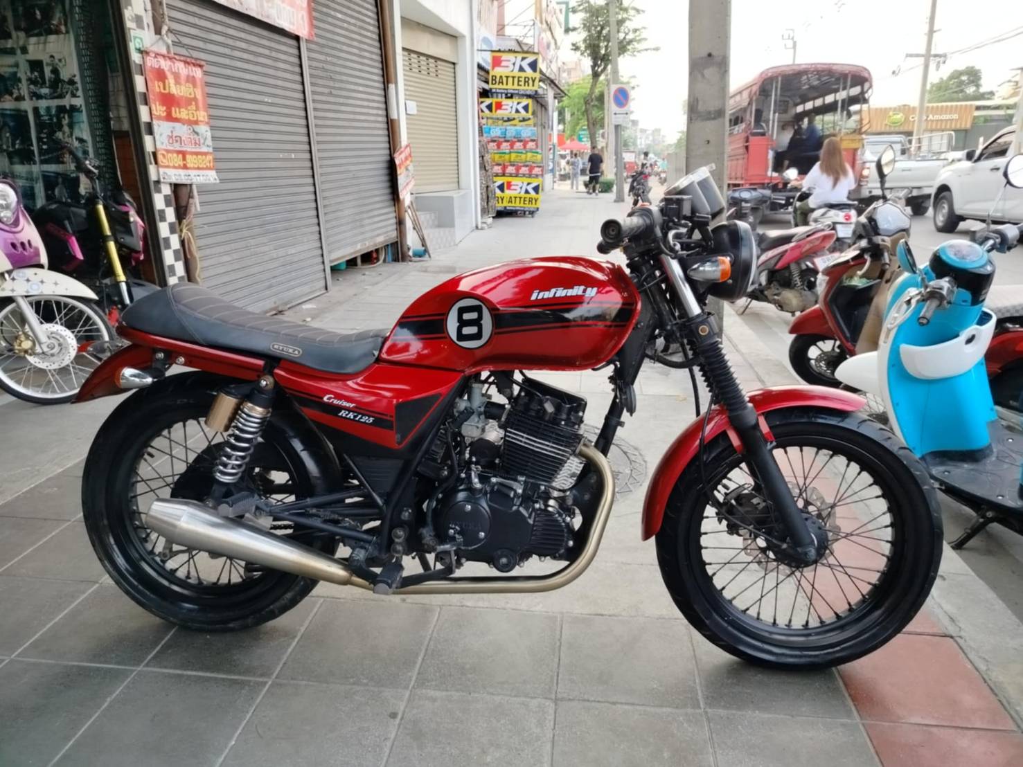 ปิดการขาย สีแดงครับ rk125