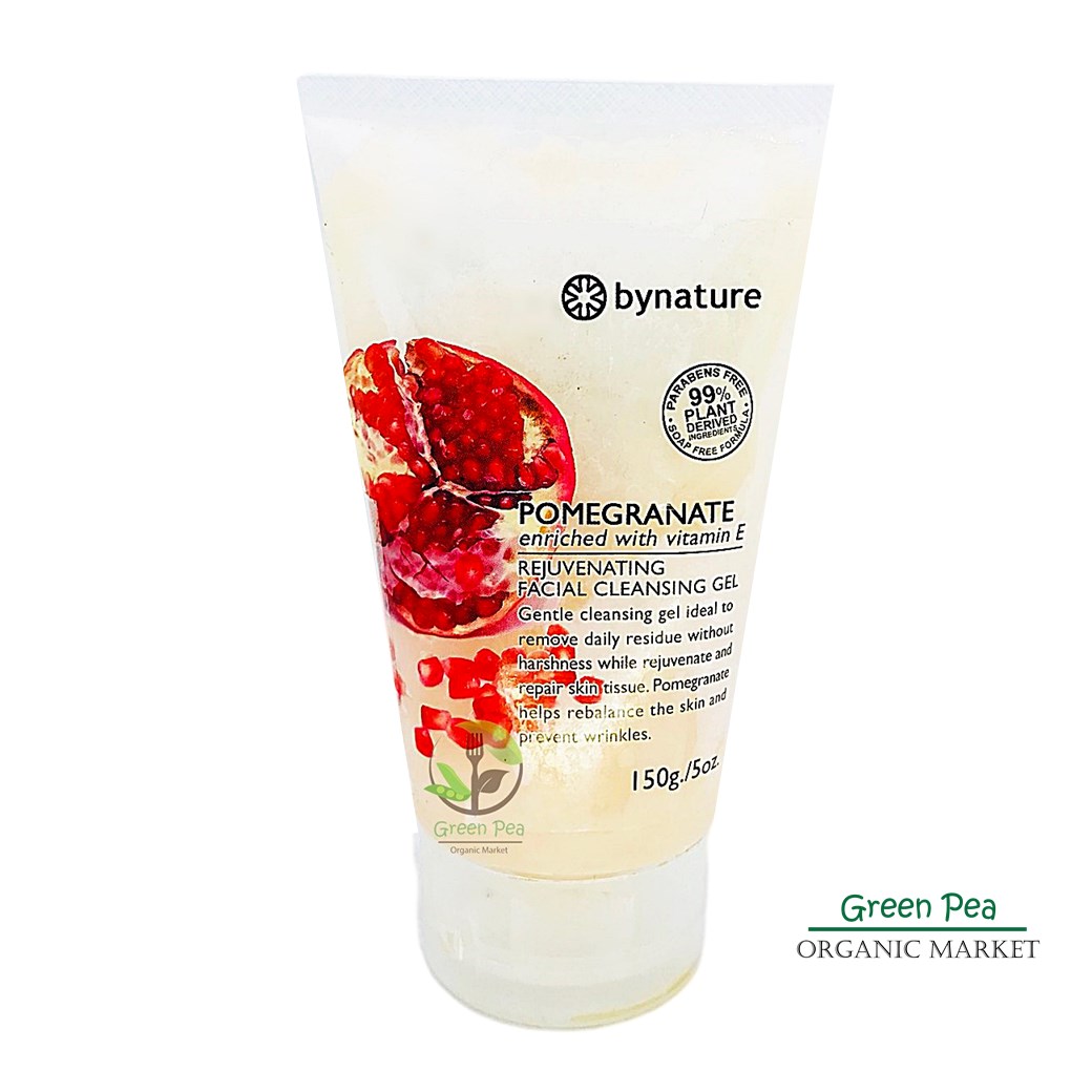 เจลล้างหน้าสารสกัดทับทิม bynature Pomegranate Cleansing Gel
