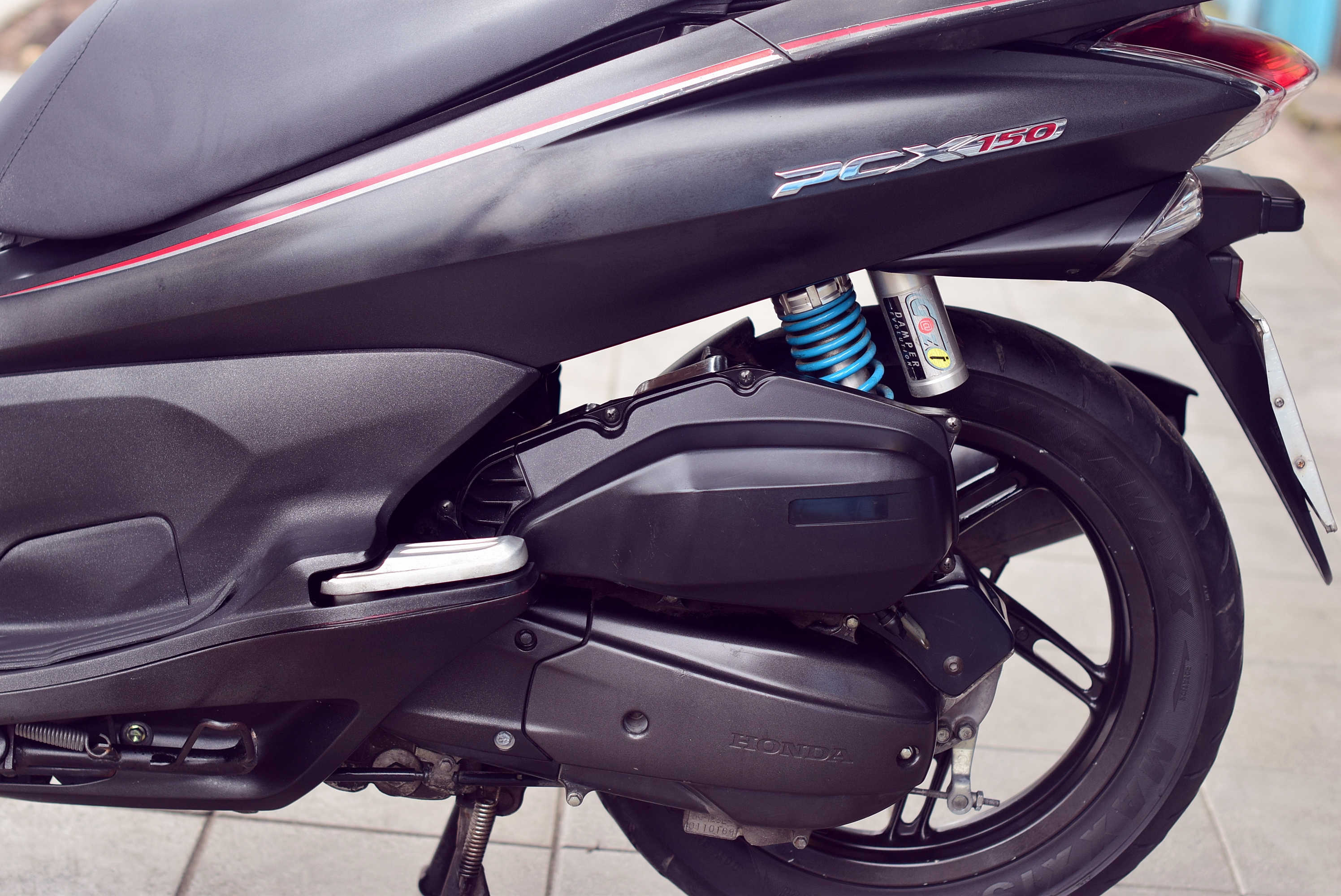 ( ปิดการขายครับผม ) pcx สีดำด้าน รถมือเดียวเครื่องดี