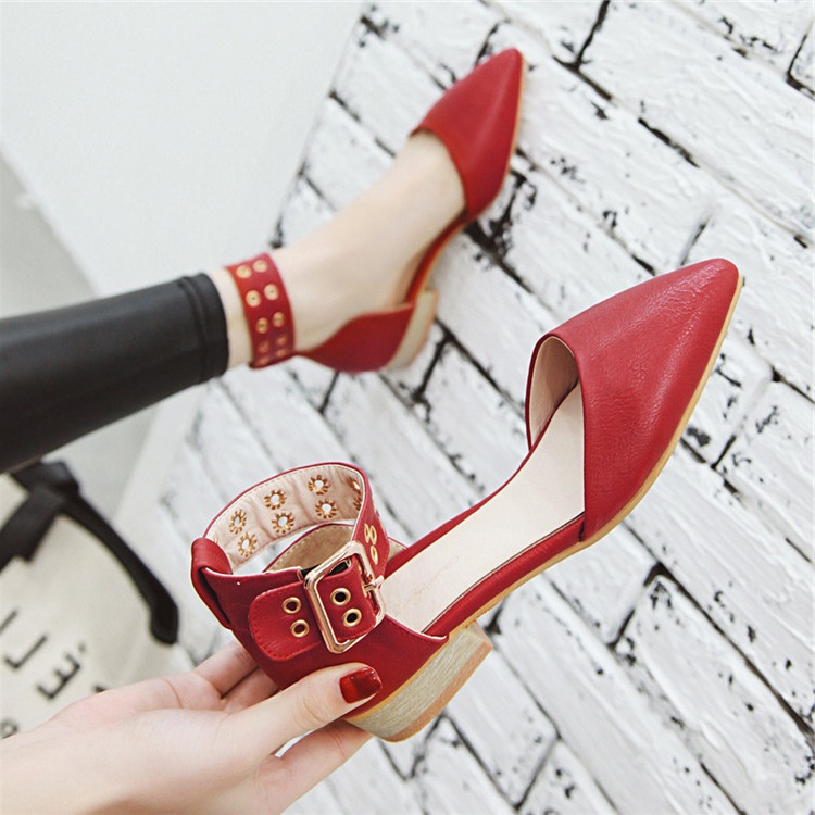 พรีออเดอร์ รองเท้าส้นเตี้ย 32-48 รหัส Y-9387